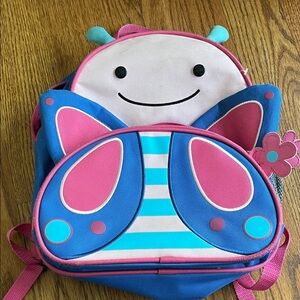 Skip Hop Pink and Blue Backpack